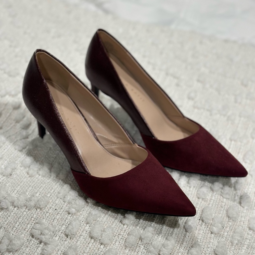 Kelly & Katie Burgundy Heels | Size 8M